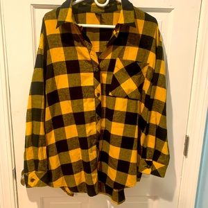 Wild Fable Plaid Flannel Button-Up